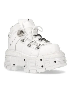 ANKLE BOOT IMPERFECT WITH LACES M-TANK106-C1