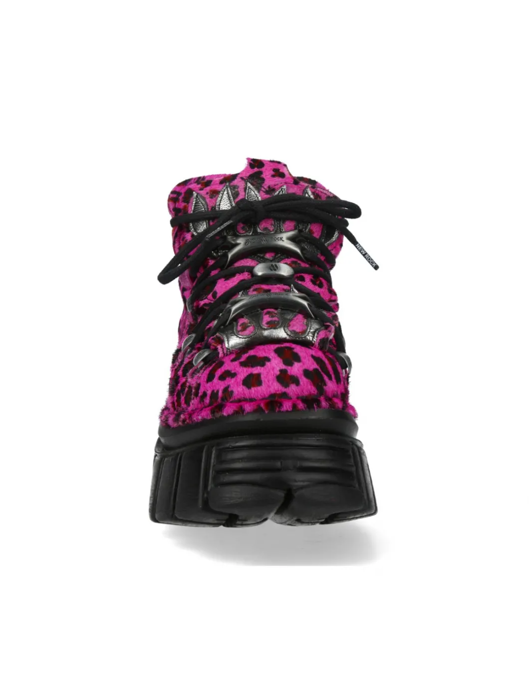 ANKLE BOOT ANIMAL PRINT TOWER WITH LACES M-MET011-C7