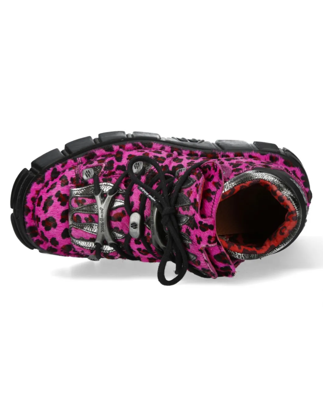 ANKLE BOOT ANIMAL PRINT TOWER WITH LACES M-MET011-C7