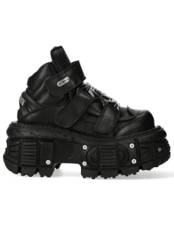 ANKLE BOOT BLACK IMPERFECT M-285-C52