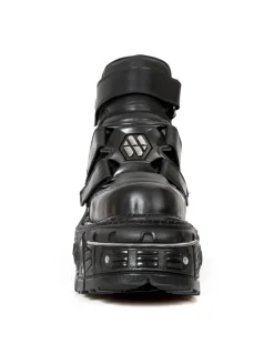 ANKLE BOOT BLACK IMPERFECT M-TANK008-C1