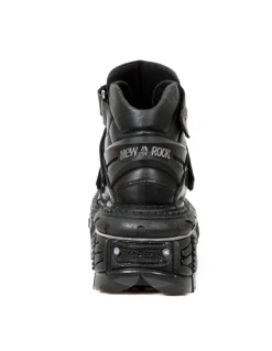 ANKLE BOOT BLACK IMPERFECT M-TANK008-C1