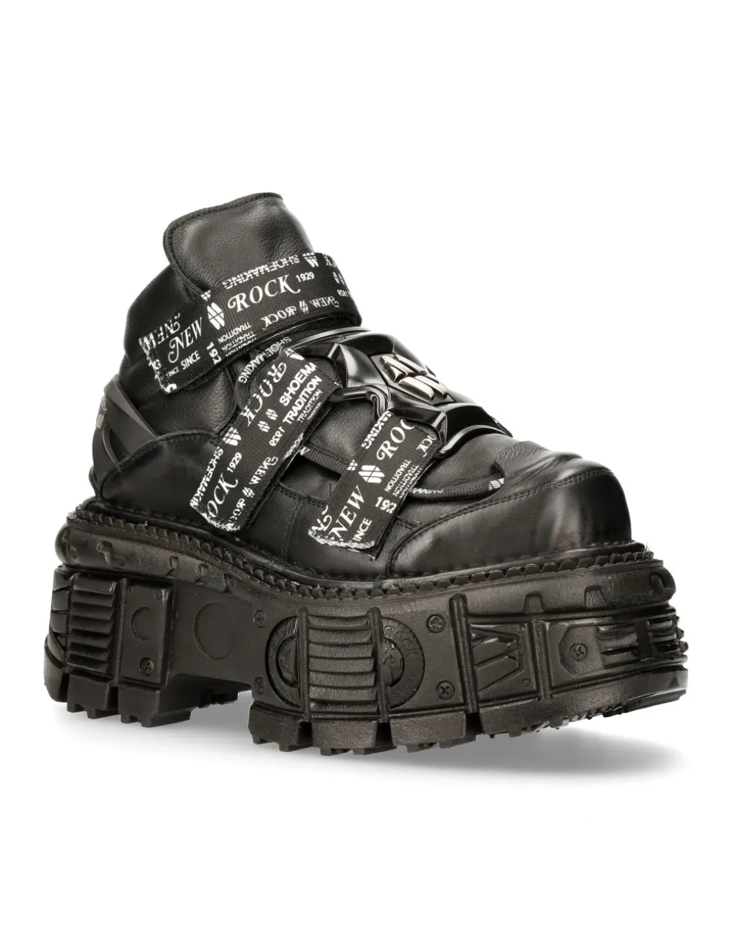 ANKLE BOOT BLACK IMPERFECT M-MET285-C2