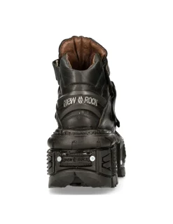 ANKLE BOOT BLACK IMPERFECT M-TANK008-C2
