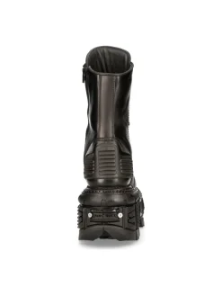 ANKLE BOOT BLACK IMPERFECT M-TANK005C-C1