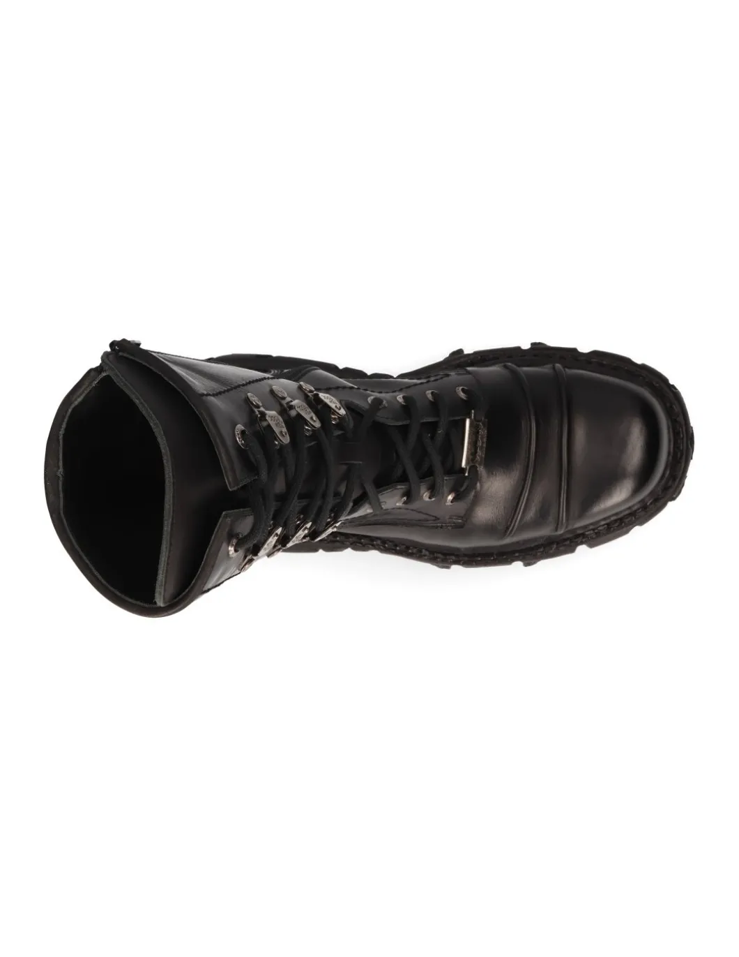ANKLE BOOT BLACK IMPERFECT M-TANK005C-C1