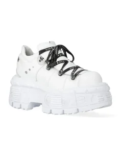 ANKLE BOOT BLACK IMPERFECT WITH LACES M-TANK120NSHLACE-C2