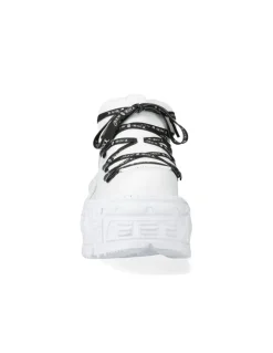 ANKLE BOOT BLACK IMPERFECT WITH LACES M-TANK120NSHLACE-C2