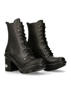 ANKLE BOOT BLACK NEOTYRE WITH LACES M-NEOTYRE07X-S1