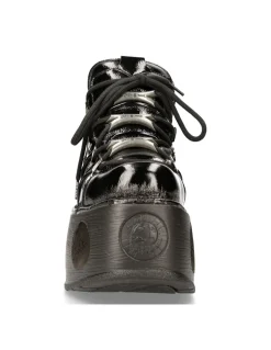 ANKLE BOOT BLACK NEPTUNO WITH LACES M-TANK006C-C8