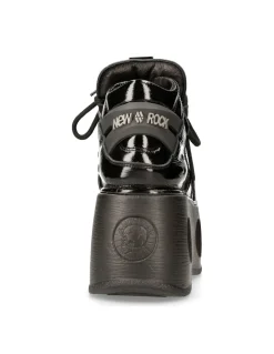 ANKLE BOOT BLACK NEPTUNO WITH LACES M-TANK006C-C8