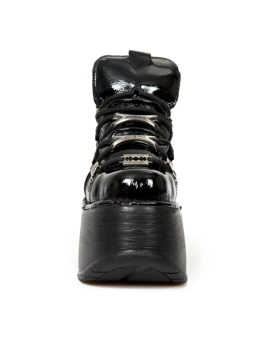 ANKLE BOOT BLACK NEW WITH LACES M-TANK006C-C7