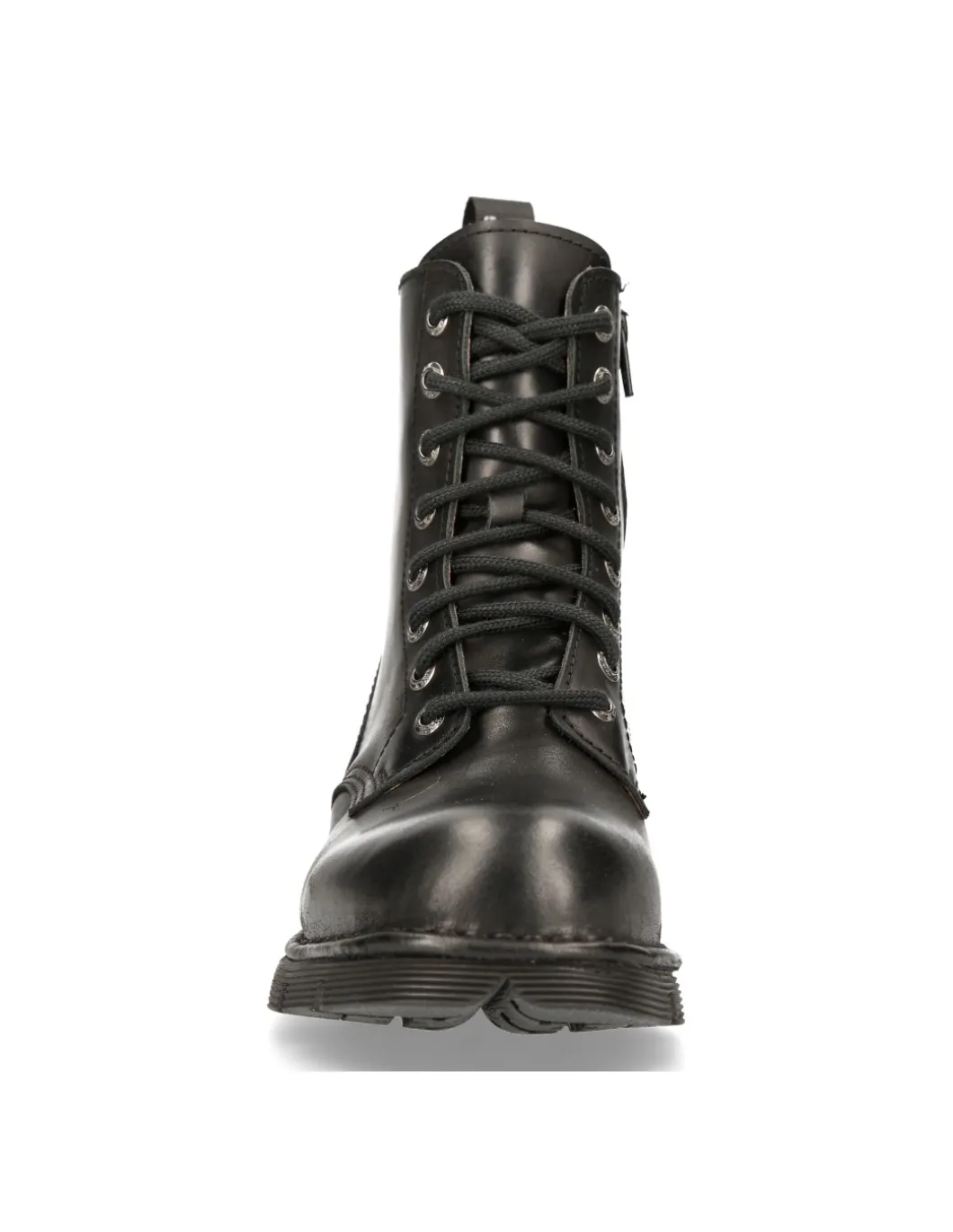 ANKLE BOOT BLACK PLANING WITH LACES M-NEWMILI084-S1