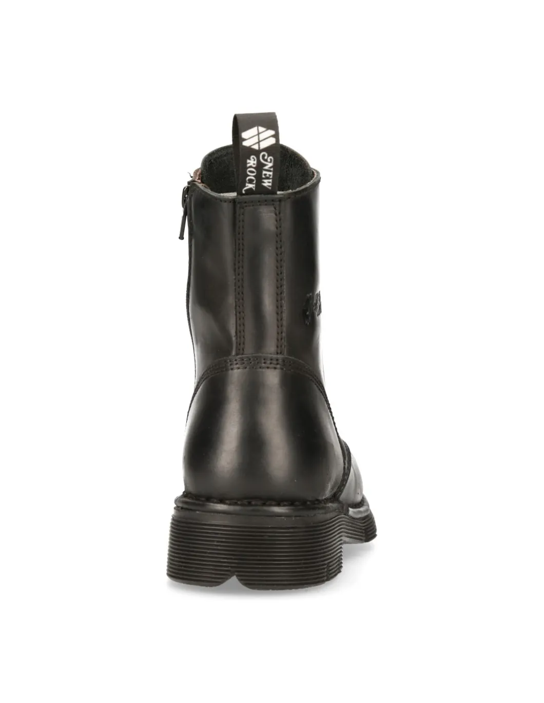 ANKLE BOOT BLACK PLANING WITH LACES M-NEWMILI084-S1