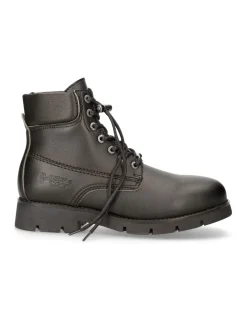 ANKLE BOOT BLACK RANGER WITH LACES M-RANGER046-V1
