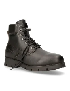 ANKLE BOOT BLACK RANGER WITH LACES M-RANGER046-V1