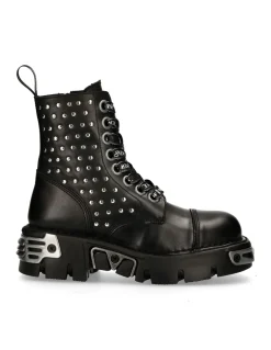 ANKLE BOOT BLACK REACTOR WITH LACES M-MILI247-C1