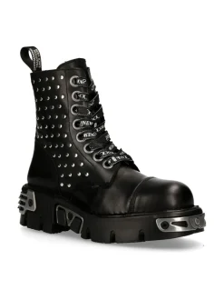 ANKLE BOOT BLACK REACTOR WITH LACES M-MILI247-C1
