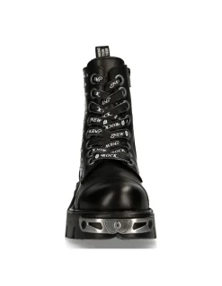 ANKLE BOOT BLACK REACTOR WITH LACES M-MILI247-C1