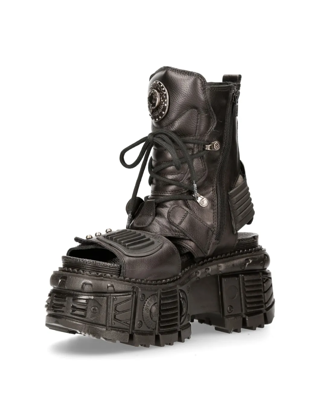 ANKLE BOOT BLACK TANK M-BIOS107-C3
