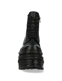 ANKLE BOOT BLACK TANK M-WALL083C-S3