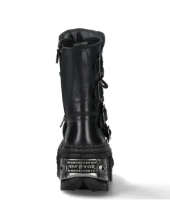 ANKLE BOOT BLACK TANK M-WALL373-C2