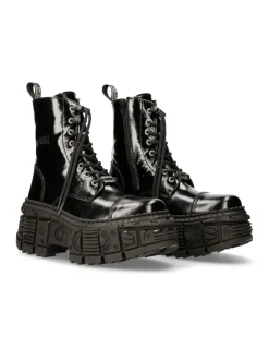 ANKLE BOOT BLACK TANK M-WALL126-S2