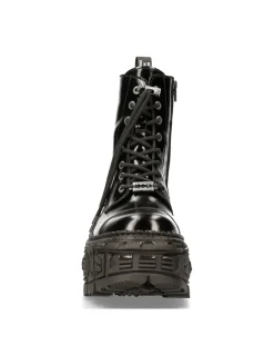 ANKLE BOOT BLACK TANK M-WALL126-S2