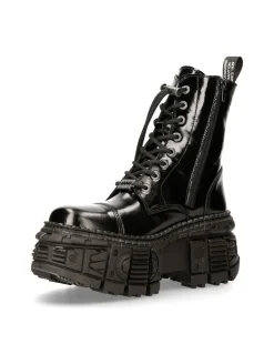 ANKLE BOOT BLACK TANK M-WALL126-S2