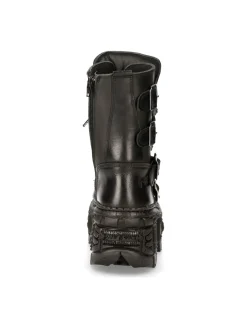 ANKLE BOOT BLACK TANK M-WALL373-S1
