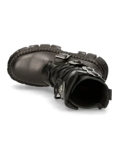 ANKLE BOOT BLACK TANK M-WALL373-S1