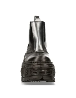 ANKLE BOOT BLACK TANK M-WALL049-C2