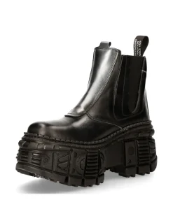 ANKLE BOOT BLACK TANK M-WALL049-C2