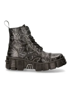 ANKLE BOOT BLACK TOWER M-WALL005-V39