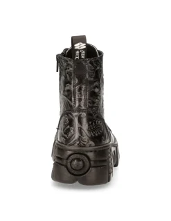 ANKLE BOOT BLACK TOWER M-WALL005-V39