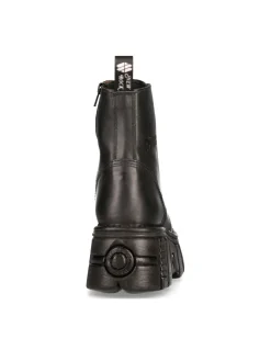 ANKLE BOOT BLACK TOWER WITH LACES M-NEWMILI083-S39