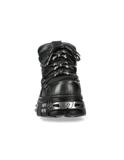 ANKLE BOOT BLACK TOWER WITH LACES M-106PHSC-V2
