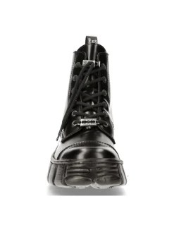 ANKLE BOOT BLACK TOWER WITH LACES M-WALL005N-C6