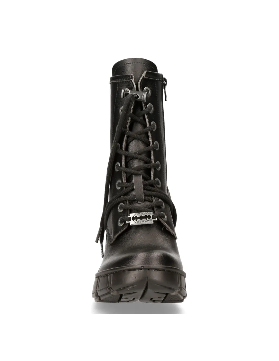 ANKLE BOOT BLACK WITH LACES M-TRCASCO007-V2