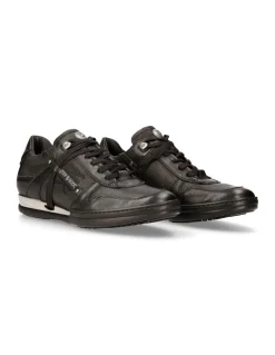 BLACK HYBRID WITH LACES M-HY021-S2