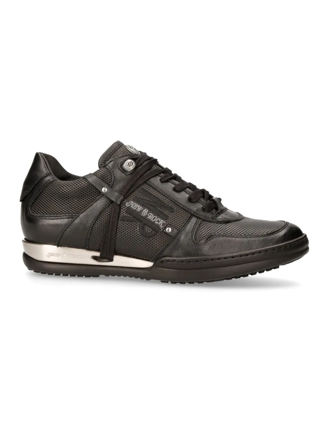 BLACK HYBRID WITH LACES M-HY021-S2