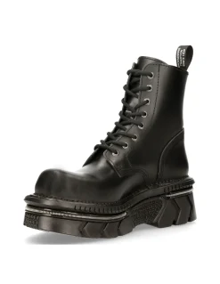 BLACK TECHNO WITH LACES M-MILI084N-S6