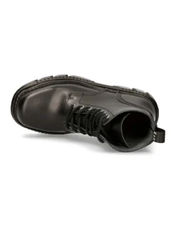 BLACK TECHNO WITH LACES M-MILI084N-S6