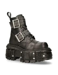 BOOT BLACK IMPERFECT M-MILI246-C1