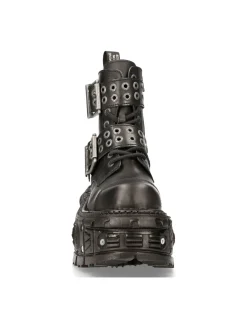 BOOT BLACK IMPERFECT M-MILI246-C1