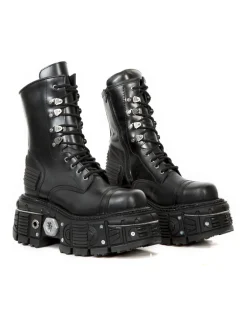 BOOT BLACK IMPERFECT M-TANK001-C2