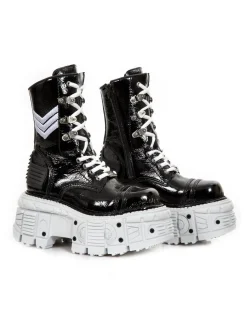 BOOT BLACK IMPERFECT M-TANK009-C4