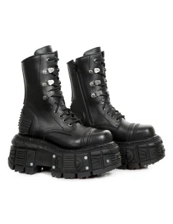 BOOT BLACK IMPERFECT M-TANK012-C1