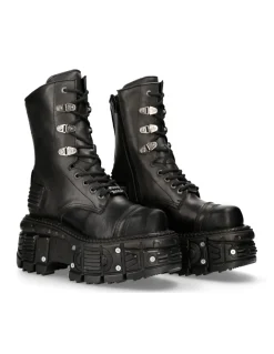 BOOT BLACK IMPERFECT M-TANK001-C8