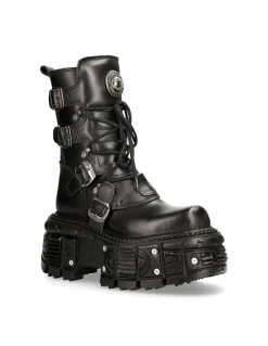 BOOT BLACK IMPERFECT M-TANK373-S1